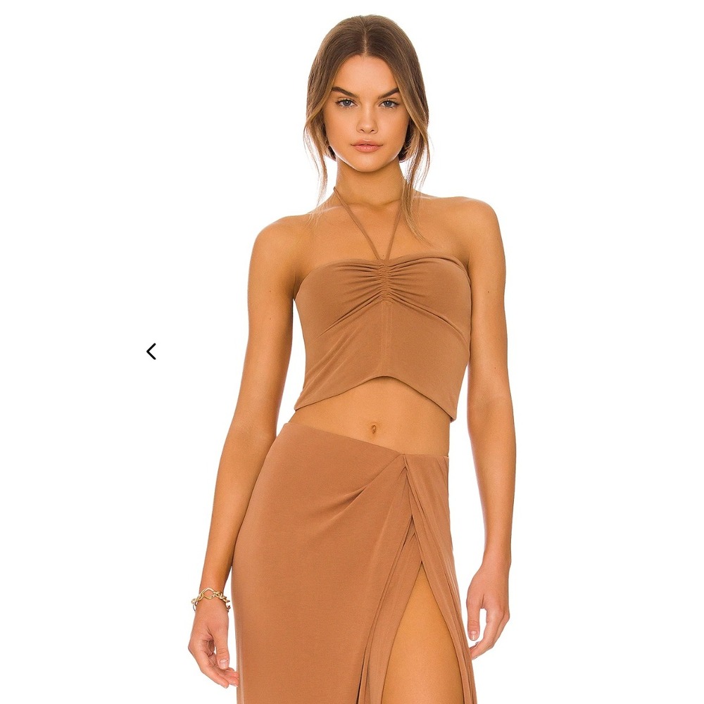 Rag & Bone Christy Halter Top Light Brown Size Medium NWT